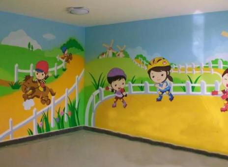 肥东幼儿园墙体彩绘制作流程及注意事项