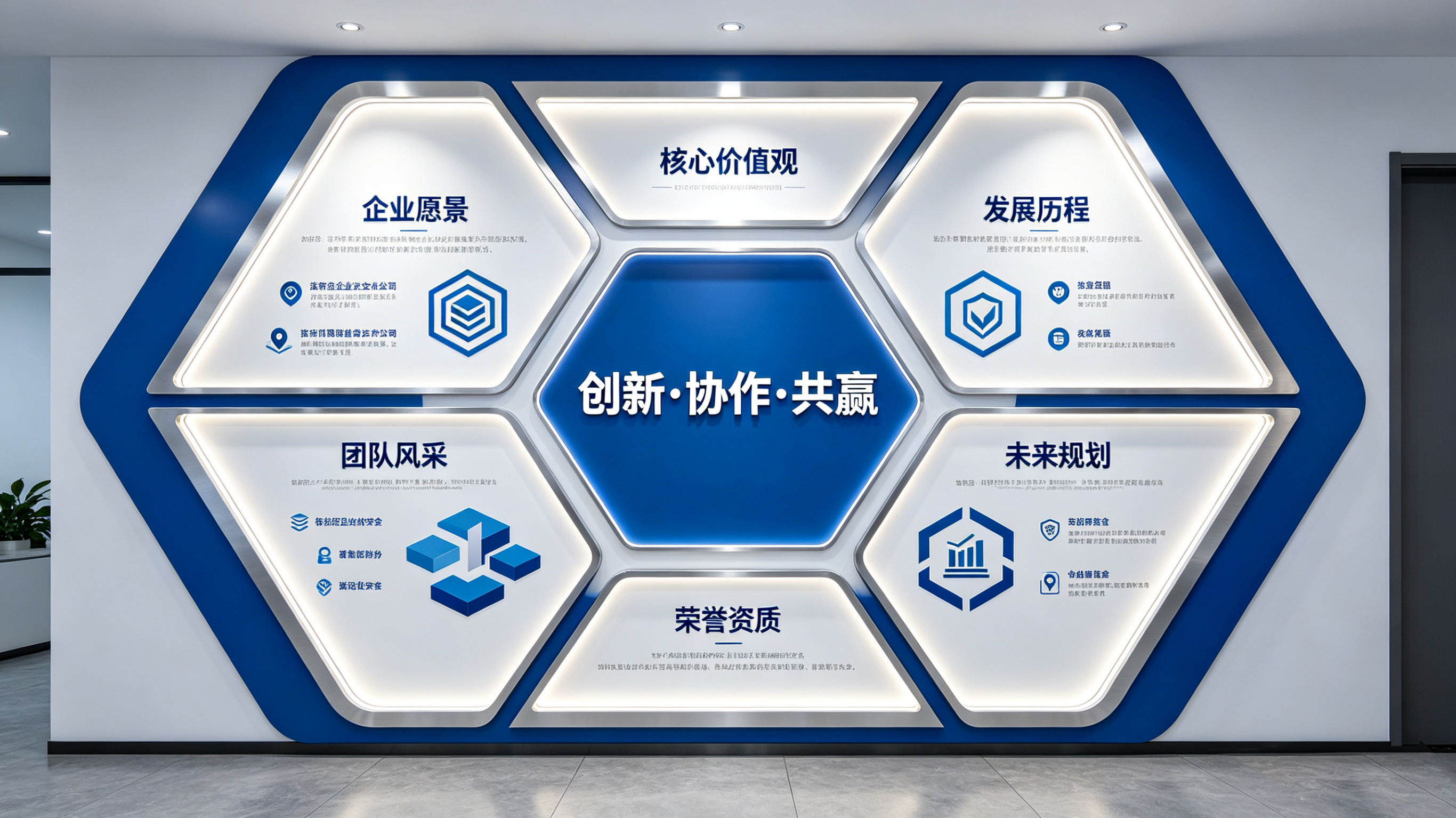 肥东企业文化墙六边形避坑指南（新手常犯5个错误）